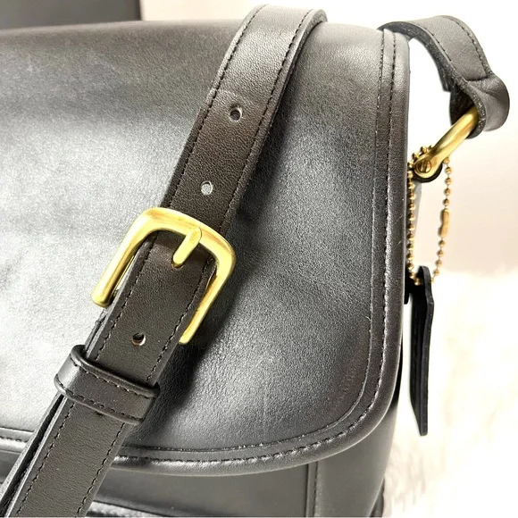 Vintage COACH Curtis Bag, Black No. 9975 - Picture 2 of 15